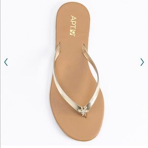 NEW Rhinestones Sandals Flip Flops Small Women’s